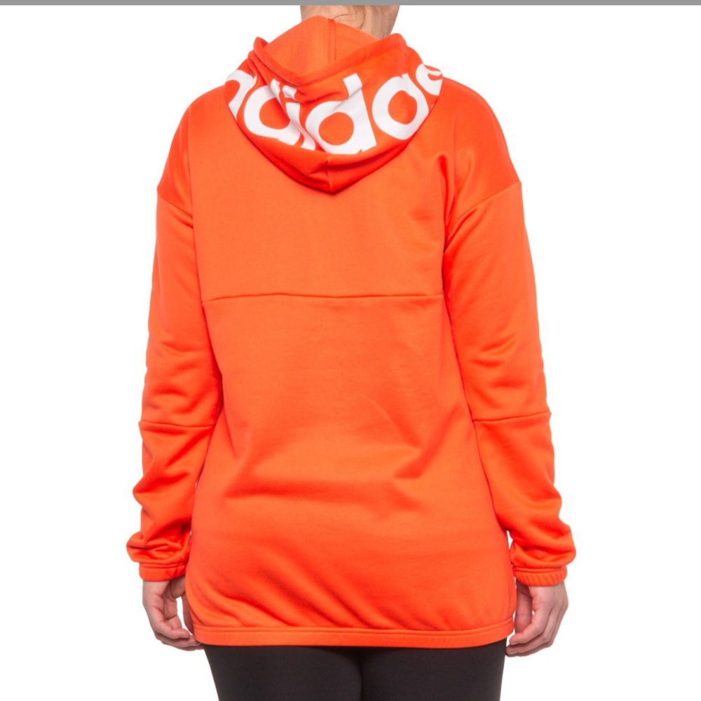 🚨EXPIRES🔜🆕 adidas New A Graphic Hoodie orange size large - Picture 3 of 14